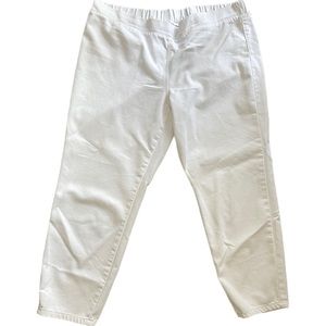 I Jeans By Buffalo White Stretchy Lorelei Capri Pants Large
